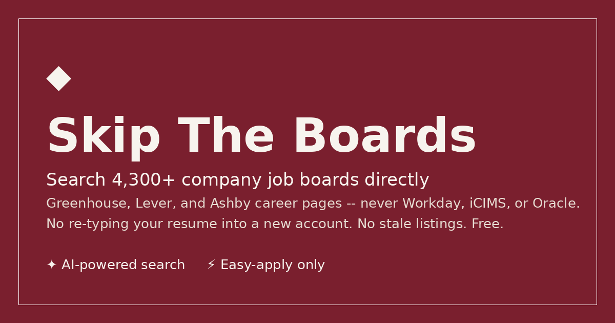 Easy Apply Job Search Engine